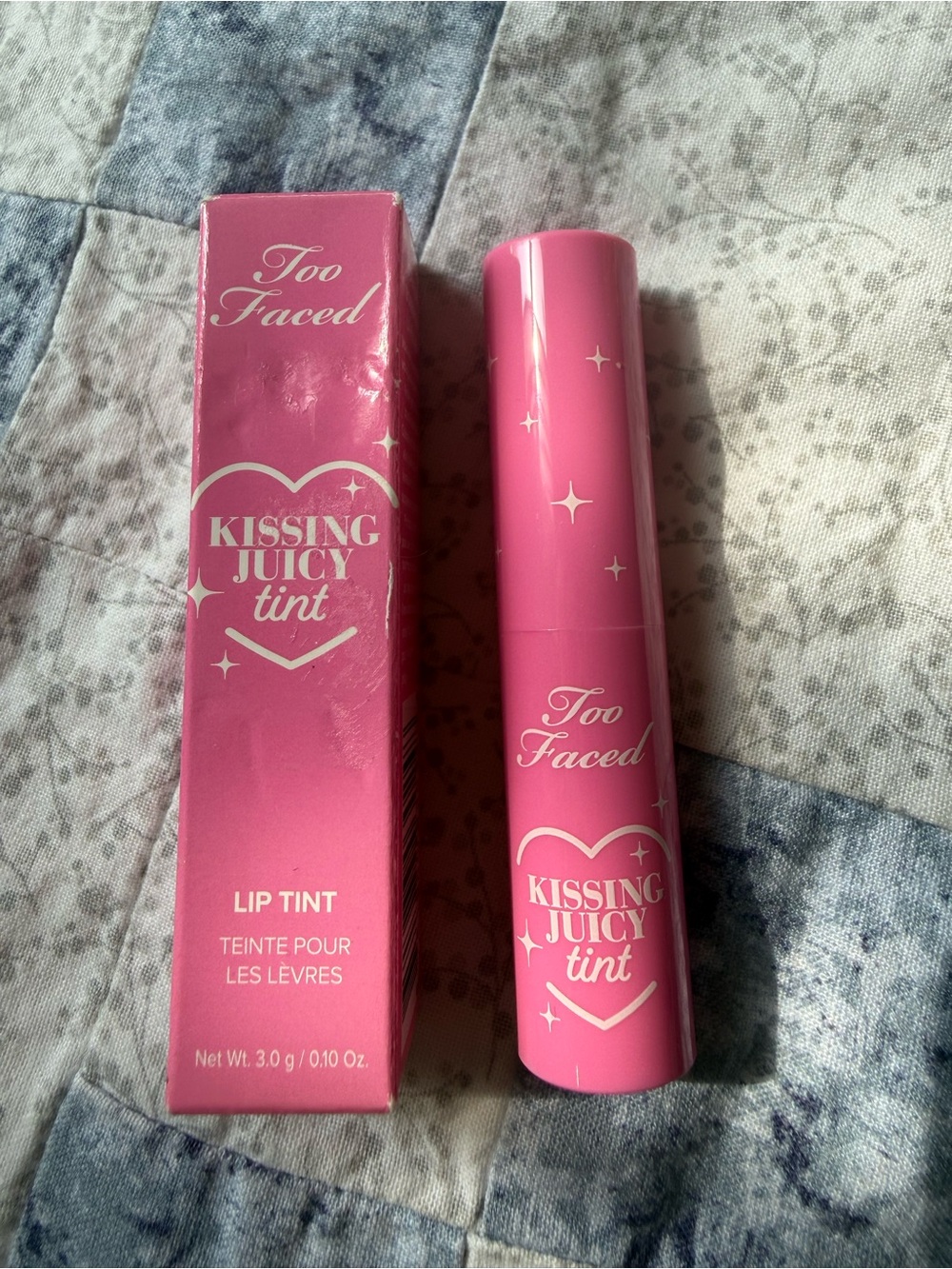 Too Faced Kissing Juicy Tint Lip Tint — Pink